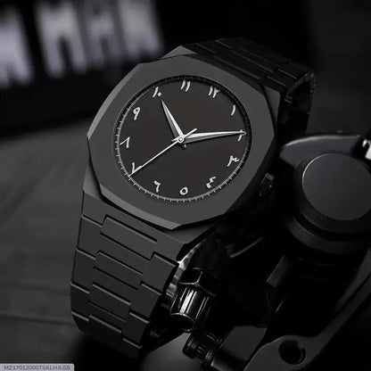 Black aura arabic watch